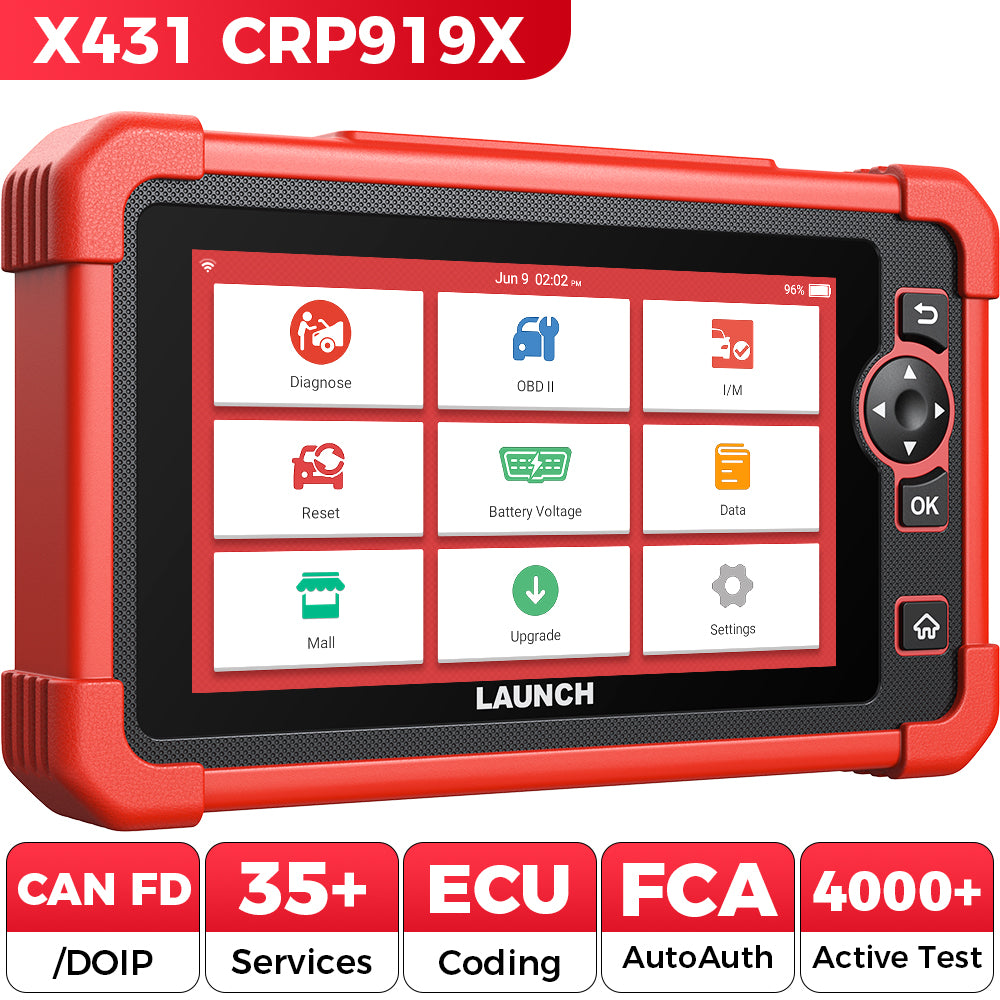 Circle Scanner LAUNCH X431 CRP919X OBD2 Scanner with 2 Year Free Update – Launch X431 ...