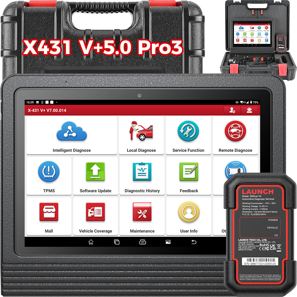 Launch X431 V+ 5.0 PRO3 Bidirectional OBD2 Diagnostic Scanner