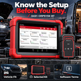 LAUNCH X431 CRP919X BT Bluetooth Bidirectional OBD2 Scanner