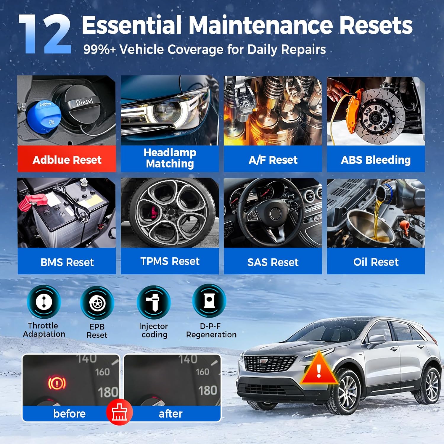 Launch CRP129X V3.0 OBD2 Scanner