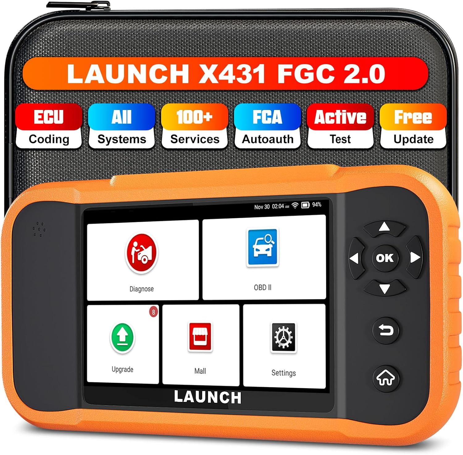 Launch X431 Creader Elite 2.0 FGC OBD2 Scanner